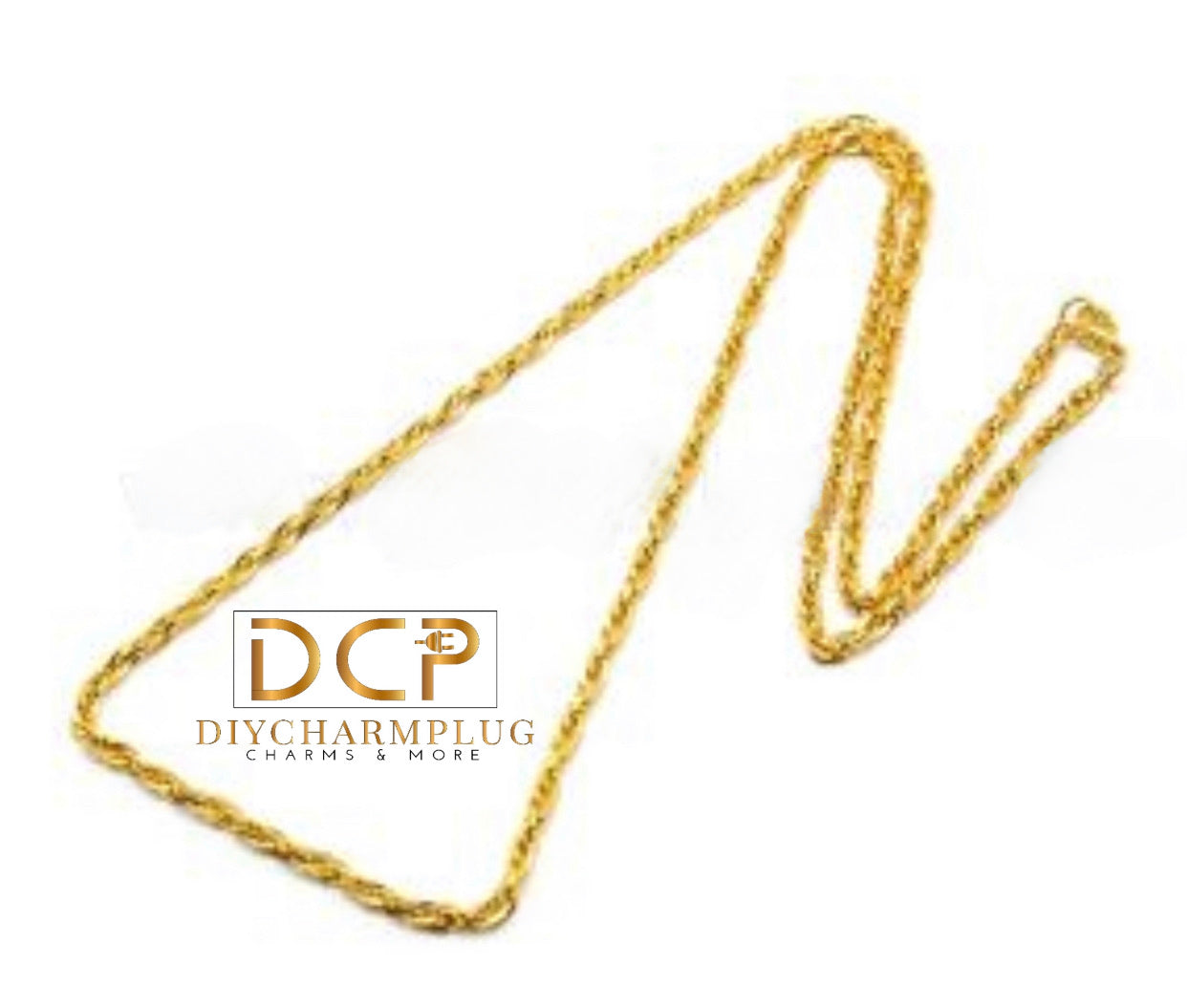 Stainless Steel Rope Chain with Lobster Claw Clasp 3mm